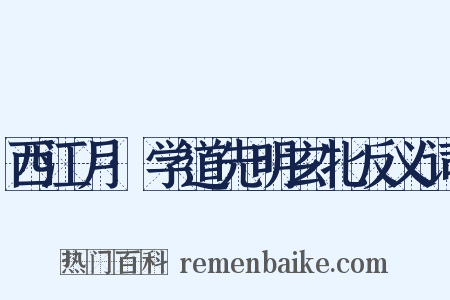西江月·学道先明玄牝反义词是什么意思的图片